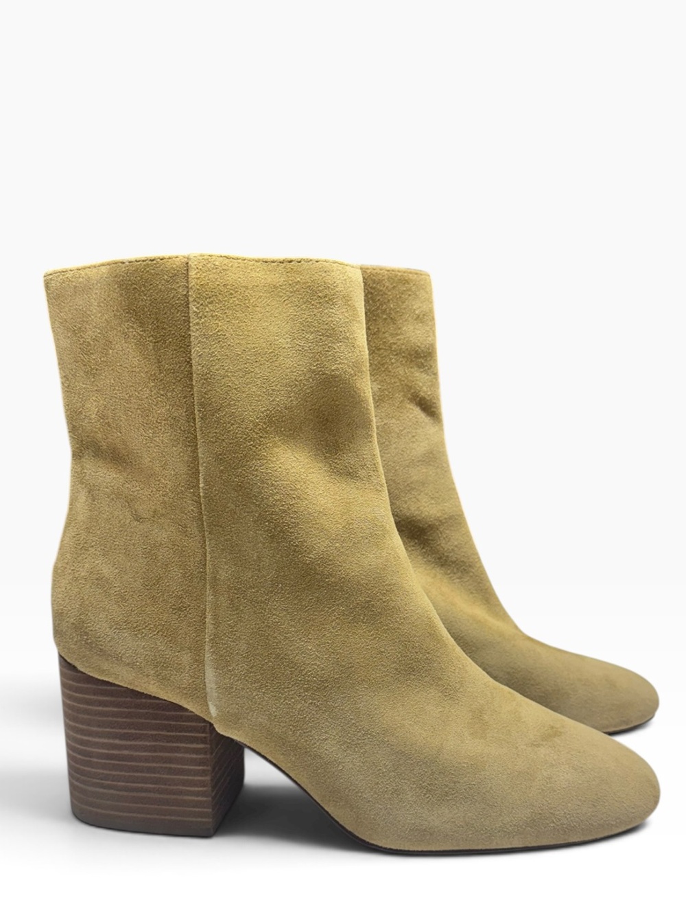 J Crew Womens Willa Suede Leather Boots 9.5 Quiet Luxury Old Money Clean Girl